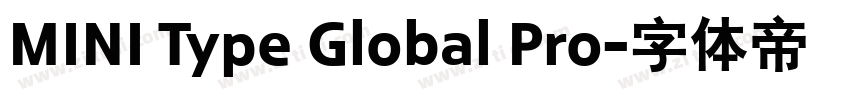 MINI Type Global Pro字体转换